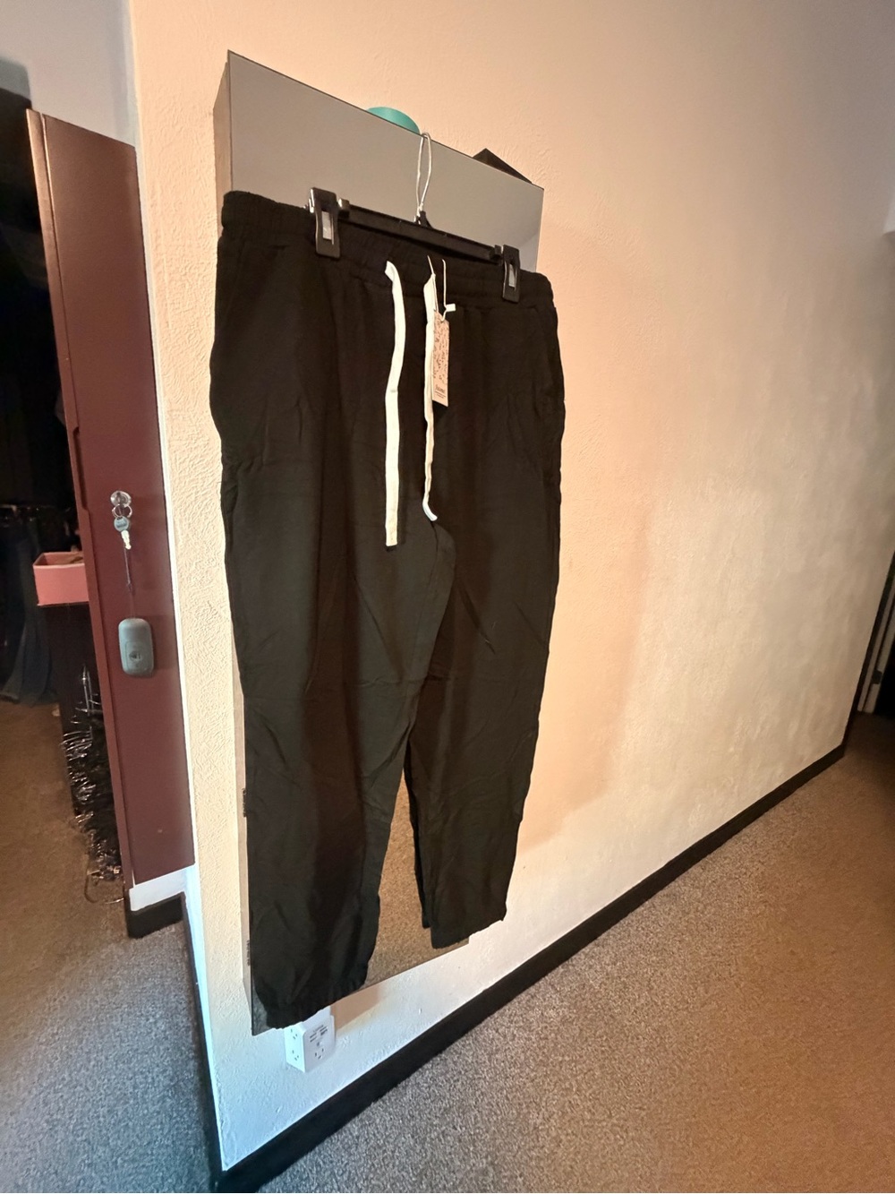 Women’s Black Drawstring Jogger Pants